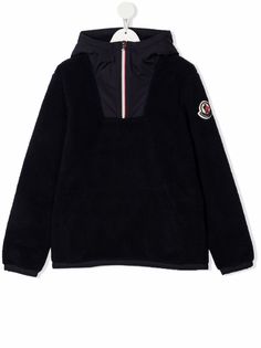 Moncler Enfant худи с нашивкой-логотипом