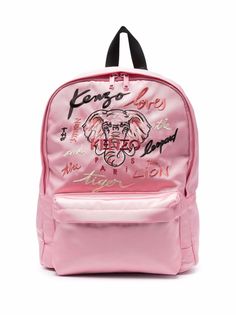 Kenzo Kids рюкзак с вышитым логотипом