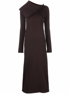 Jil Sander платье макси асимметричного кроя