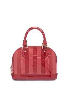 Louis Vuitton сумка-тоут Vernis Rayures Alma BB pre-owned