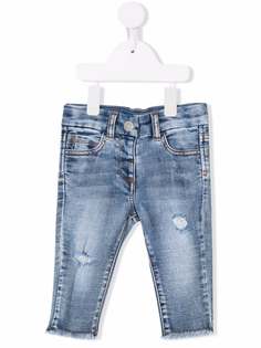 Chiara Ferragni Kids узкие джинсы с заниженной талией