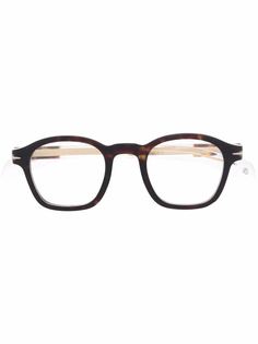 Eyewear by David Beckham очки в круглой оправе черепаховой расцветки