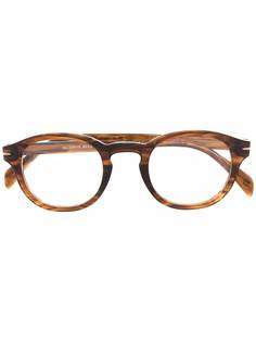 Eyewear by David Beckham очки в круглой оправе черепаховой расцветки