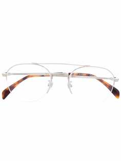 Eyewear by David Beckham солнцезащитные очки-авиаторы черепаховой расцветки