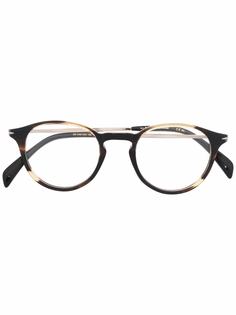 Eyewear by David Beckham очки в круглой оправе черепаховой расцветки