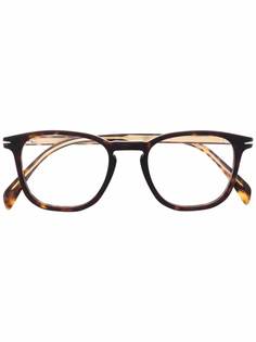 Eyewear by David Beckham очки в круглой оправе черепаховой расцветки