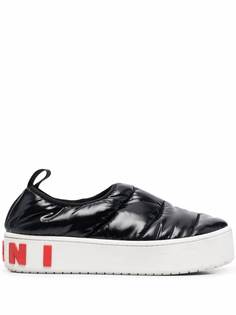 Marni дутые кеды на платформе