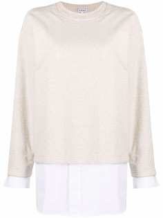 LOEWE толстовка с многослойным подолом