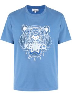 Kenzo футболка с принтом Tiger