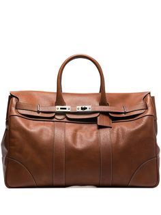 Brunello Cucinelli большая дорожная сумка с эффектом потертости