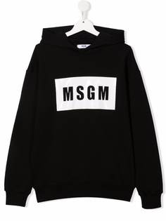 MSGM Kids худи с логотипом