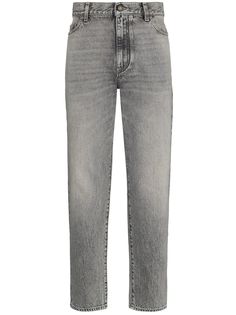 Saint Laurent прямые джинсы с заниженной талией
