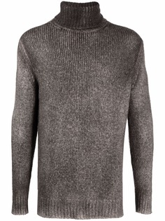 Avant Toi свитер с высоким воротником и эффектом потертости