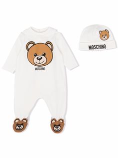 Moschino Kids пижама с принтом Teddy Bear