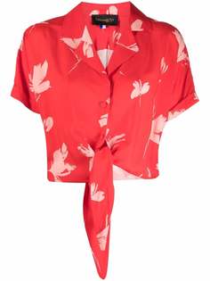 La Seine & Moi рубашка с завязками и цветочным принтом