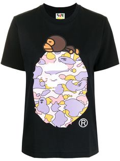 A BATHING APE® футболка Milo с камуфляжным принтом Bape