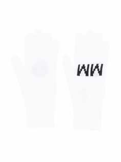 MM6 Maison Margiela Kids перчатки вязки интарсия