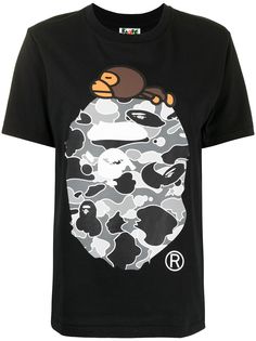 A BATHING APE® футболка Milo с камуфляжным принтом Bape