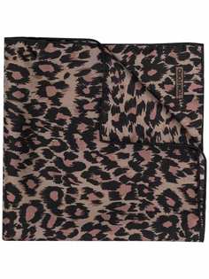 TOM FORD шелковый платок с леопардовым принтом