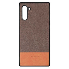 Чехол (клип-кейс) Lyambda Calypso, для Samsung Galaxy Note 10, коричневый [la03-cl-n10-br] Noname