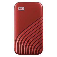 Внешний диск SSD WD My Passport WDBAGF0010BRD-WESN, 1ТБ, красный