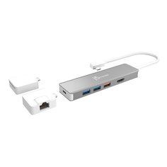 Переходник j5create USB-C Modular Multi-Adapter with 2 Kit (серый)