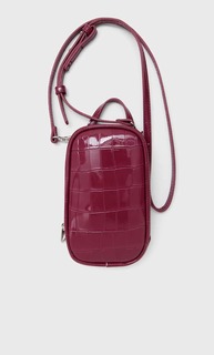 Stradivarius Сумка Для Смартфона С Плечевым Ремнем И Тиснением Красный 103