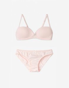 Розовый комплект нижнего белья в горох для девочки Gloria Jeans