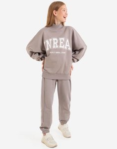 Серые спортивные брюки Jogger для девочки Gloria Jeans