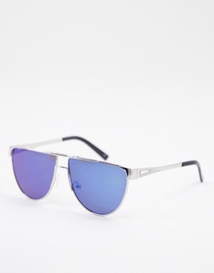 Солнцезащитные очки с синими стеклами Jeepers Peepers-Серебристый