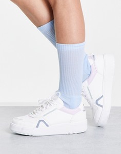 Фиолетовые кроссовки в спортивном стиле на шнуровке Topshop Court-Фиолетовый цвет