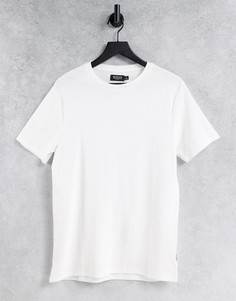 Белая футболка из ткани с вафельной фактурой с короткими рукавами Burton-Белый
