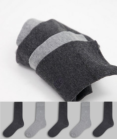 Набор из 5 пар носков серого цвета Burton-Серый