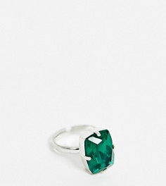 Кольцо с камнем Krystal London-Зеленый