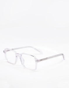Женские очки в прозрачной квадратной оправе с защитой от синего цвета Spitfire Cut Thirty Two-Прозрачный