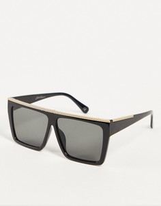 Солнцезащитные очки в квадратной оправе Jeepers Peepers-Черный цвет