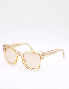 Женские солнцезащитные очки «кошачий глаз» в светло-коричневой оправе Spitfire Camborne-Коричневый цвет