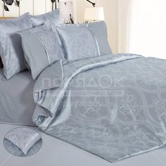 Постельное белье Cleo Satin jacquard евро сатин (простыня 230х250 см, 2 наволочки 50х70 см, 2 наволочки 70х70 см, пододеяльник 200х220 см) 31/141-SG