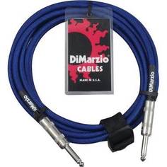 INSTRUMENT CABLE 10` ELECTRIC BLUE EP1710SSEB Dimarzio