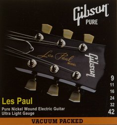 SEG-LP9 LES PAUL PURE NICKEL WOUND .009-042 Gibson