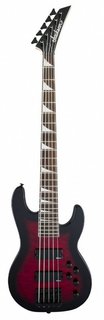 JS3Q Concert Bass V Transparent Red Burst Jackson