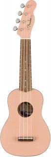 VENICE Soprano Ukulele Shell Pink Fender