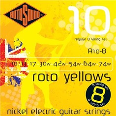 R10-8 8 STRING NICKEL SET Rotosound
