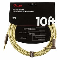 DELUXE 10&#039; ANGL INST CABLE Tweed Fender