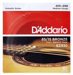 D&#039;ADDARIO EZ930 SET ACOUS GTR 85/15 MED D'addario
