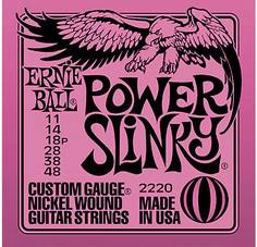 2220 Power Slinky Nickel Wound Electric Guitar Strings - 11-48 Gauge Ernie Ball