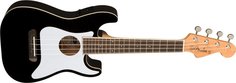 Fullerton Strat Uke Black Fender