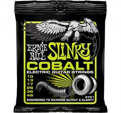 2721 Regular Slinky Cobalt Electric Guitar Strings - 10-46 Gauge Ernie Ball