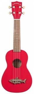 MK-SS/RED MAKALA SHARK, SOPRANO UKULELE, RED SEA.