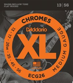 D&#039;ADDARIO ECG26 SET GTR CHROMES MED D'addario